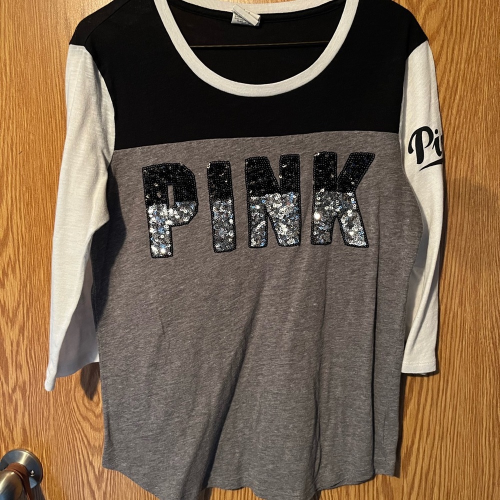 Pink Baseball Tee